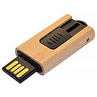Дерев'яний USB флешнакопичувач під брендування Вашим логотипом 4 ГБ бежевий колір (0252-4GB), фото 6