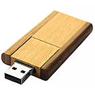 Флеш накопичувач USB 8ГБ ДЕРЕВ'ЯНА темна (під нанесення) 0212-2-8GB | Юсб флешка, фото 3