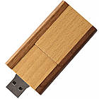 Флеш накопичувач USB 8ГБ ДЕРЕВ'ЯНА темна (під нанесення) 0212-2-8GB | Юсб флешка, фото 6