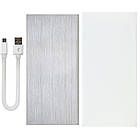 Power Bank під гравіювання або друк корпоративного логотипа 8000 mAh сріблястий колір (E119-8000MAH-1), фото 5