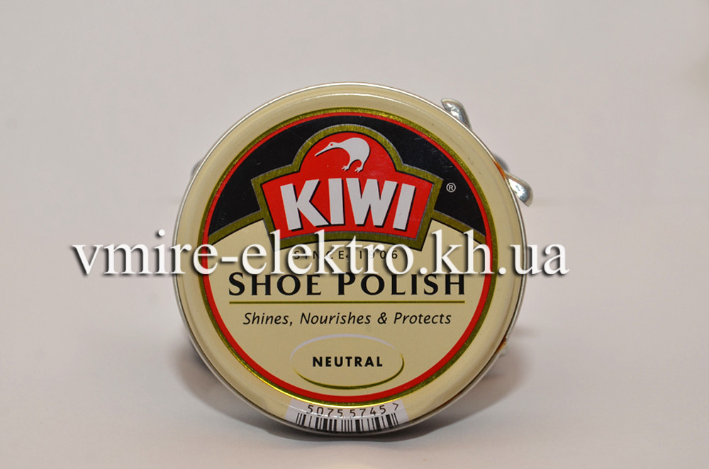 Крем для взуття безбарвний Kiwi shoe polish 50 мл