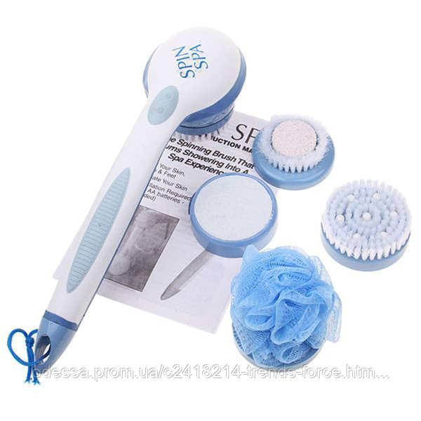 Електрична масажна щітка для душу Spin Spa 5 в 1 150074
