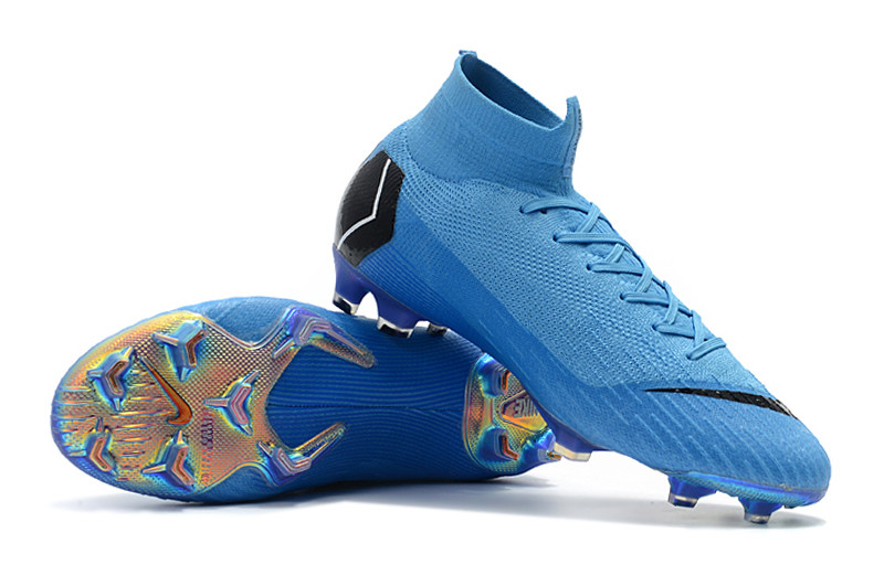 Футбольні бутси Nike Mercurial Superfly VI 360 Elite FG Royal Blue/Black/Metallic Silver