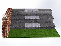 Плитка гранитная для ступеней Старобабаны (Размер - 300×400×30)