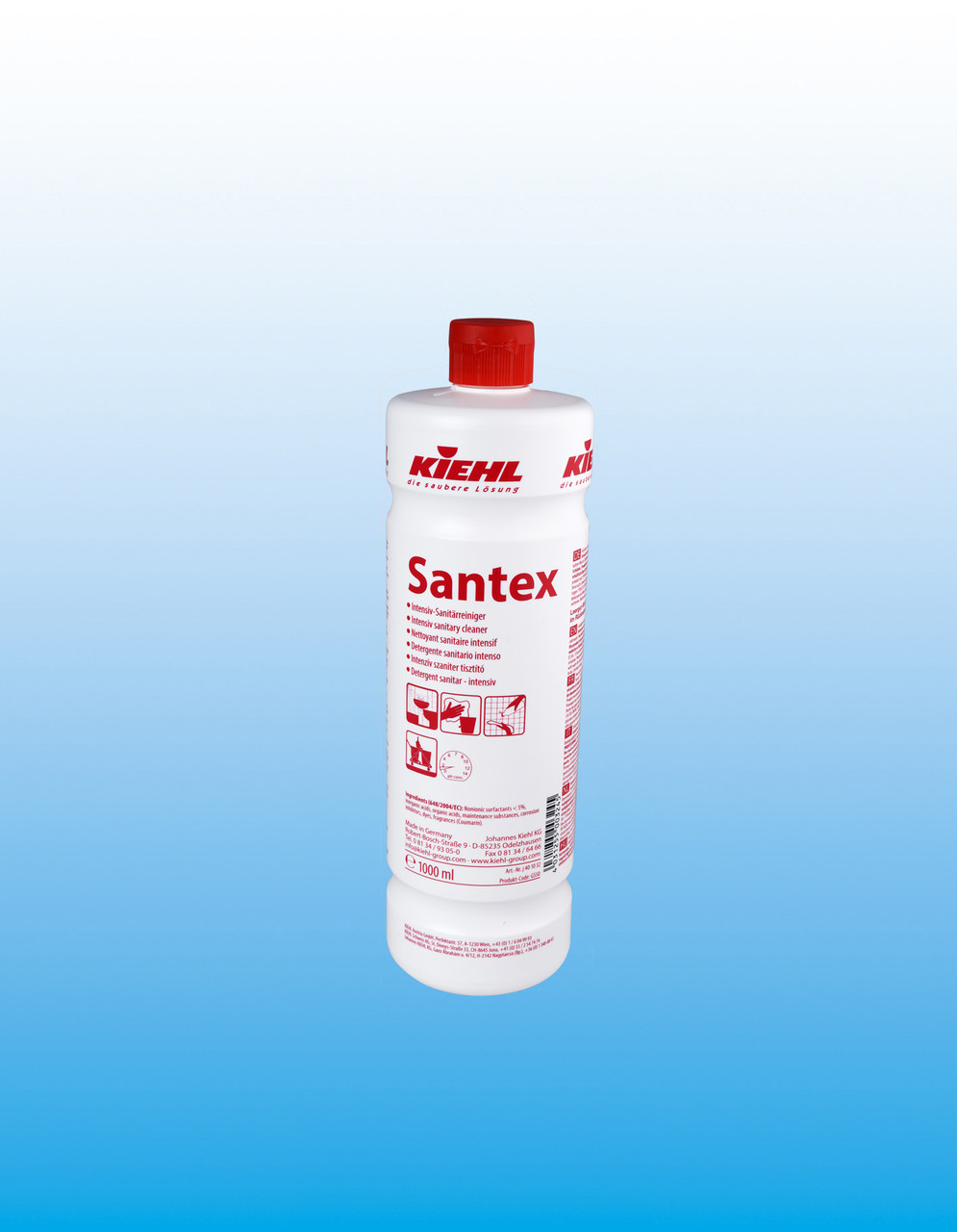 Средство для интенсивной чистки в санитарных помещениях Santex, 1 л, Сантекс, KIEHL - фото 1 - id-p976739105