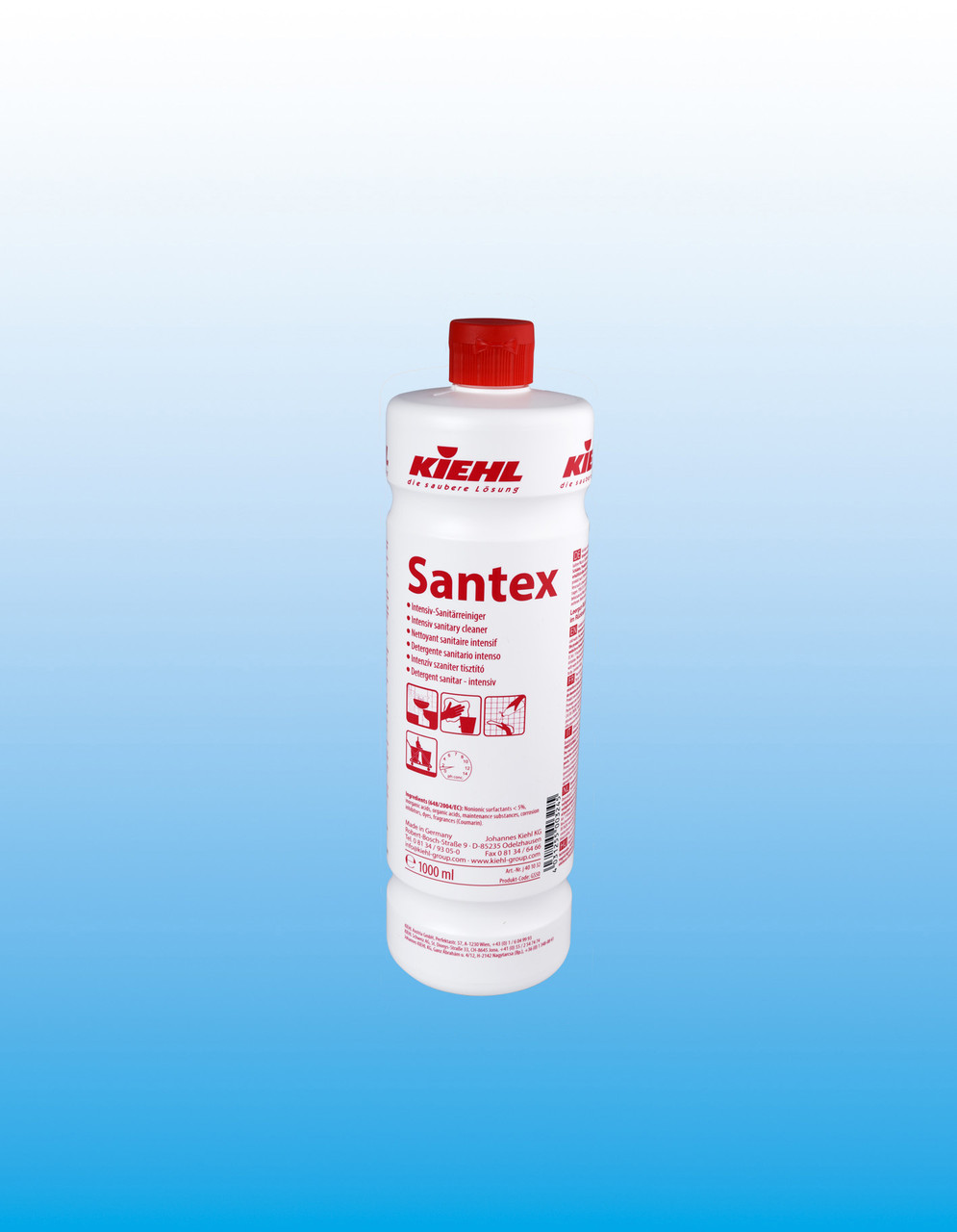Засіб для інтенсивного чищення в санітарних приміщеннях Santex, 1 л, Сантекс, KIEHL'S