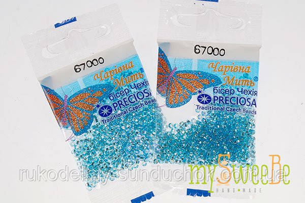Бісер 67000 (№ 324) PRECIOSA (Чехія) 5 гр. фасовка "Чарівна Мить", фото 1