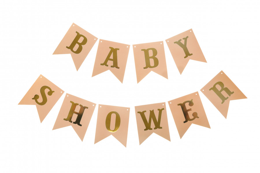 Гірлянда-розтяжка BABY SHOWER бебі шауер