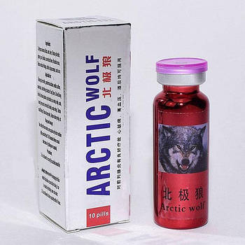 Arctic Wolf препарат для потенції 10 табл натуральний збудник (сумісний із алкоголем) hotdeal