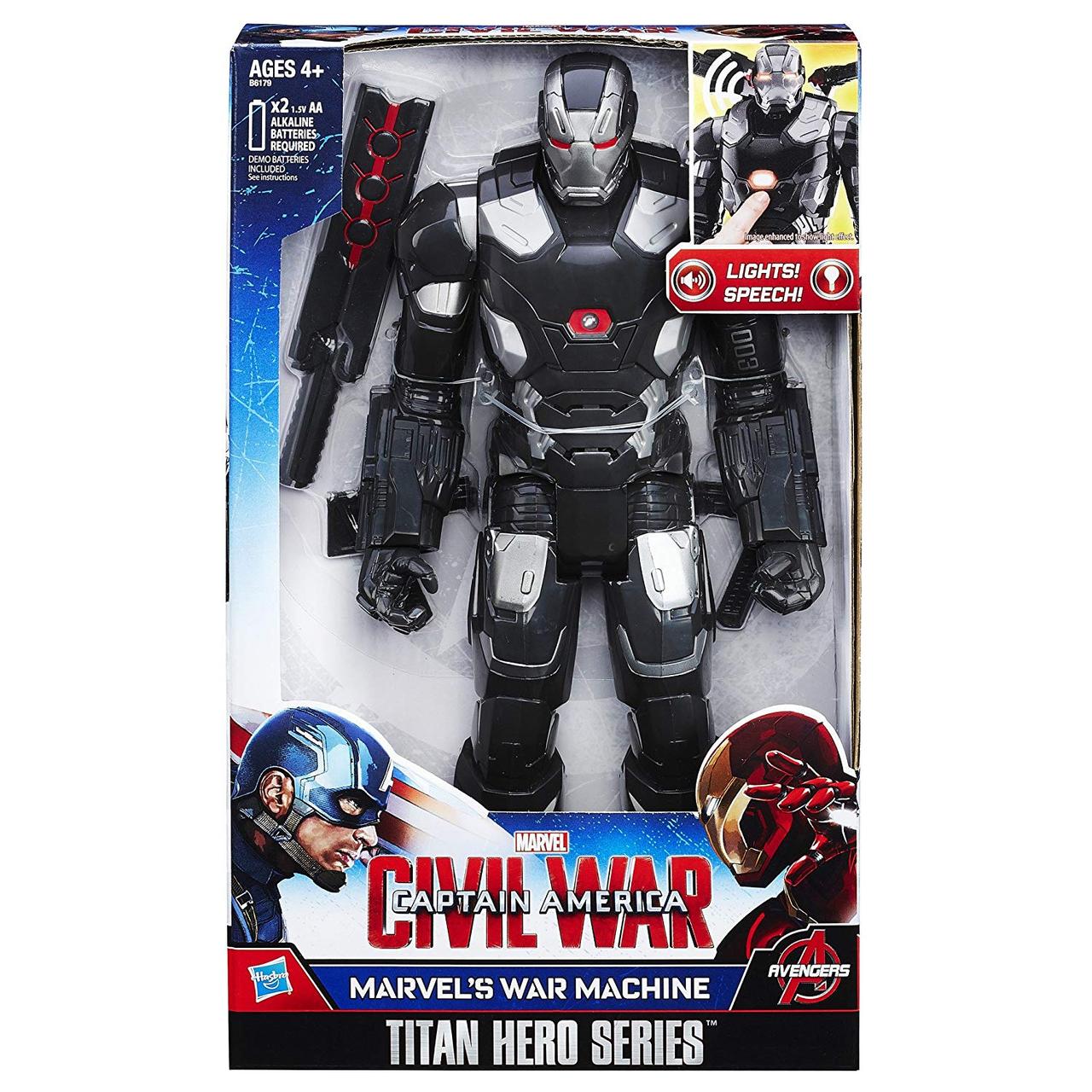 Игрушка Марвел машина войны Marvel Titan Hero Series Marvel s War Machine Electronic Figure 30 см - фото 8 - id-p976763827