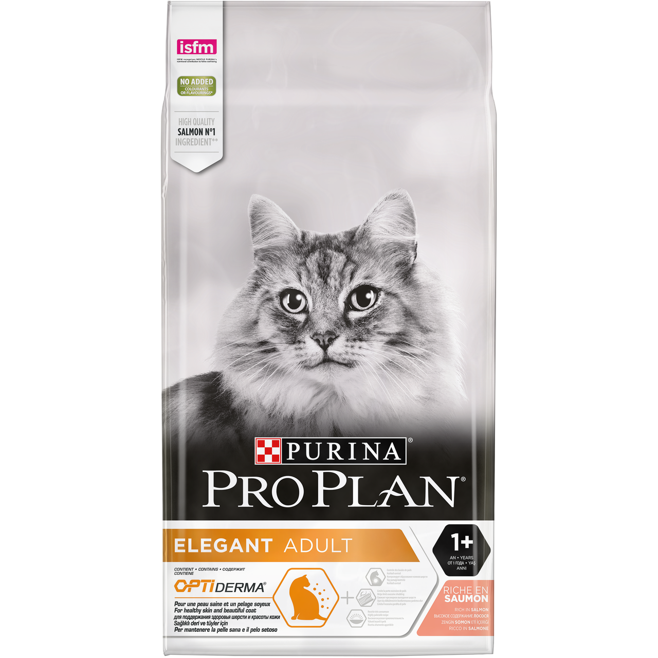 Пуріна Про План Derma Care сухий корм для кішок для здорової шкіри та красивої шерсті з лососем 10КГ