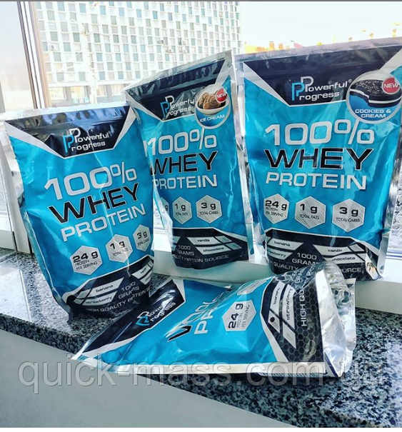 Протеїн Powerfull Progress 100% Whey Protein 1kg