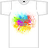 Футболка Holi Fest, Фестиваль Фарб Холі, футболка на Фестиваль Фарб, Рекомендується на Holi Fest!, фото 2