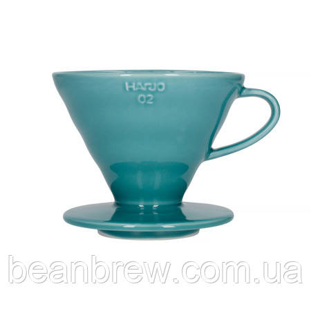 Керамічний пуровер Hario V60-02 Turquoise Green