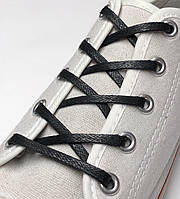 Шнурки для обуви 4 мм 60 см / черный (упак.36 пар) пропитка плоская / тип 2.4 KIWI