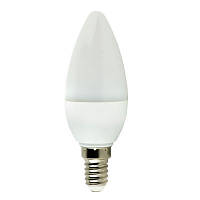 Лампа светодиодная свеча LED E14 4200K 6W 001-003-0006