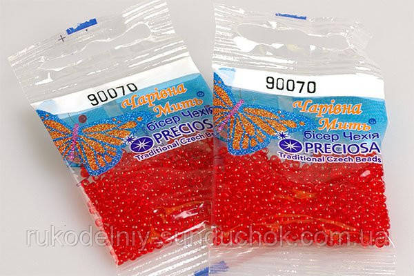 Бісер 90070 (№ 104) PRECIOSA (Чехія) 5 гр. фасовка "Чарівна Мить", фото 1