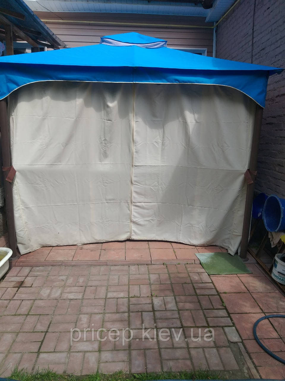 Тент для альтанки на замовлення + штори