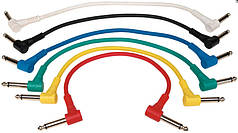 ROCKCABLE RCL30011 D5 Інструментальний патч-кабель для гітарних педалей, 6 штук в наборі