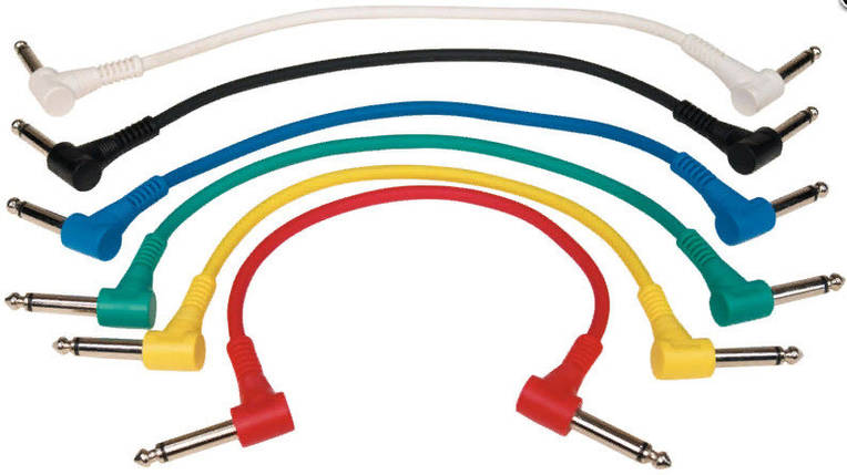 ROCKCABLE RCL30011 D5 Інструментальний патч-кабель для гітарних педалей, 6 штук у наборі, фото 1