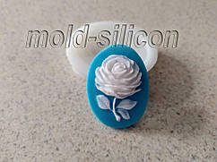 Силіконовий молд "Камея троянда 2"