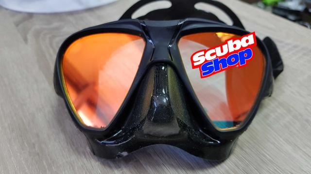 Маска для підводного полювання Marlin Sigma Black з просвітленими склом