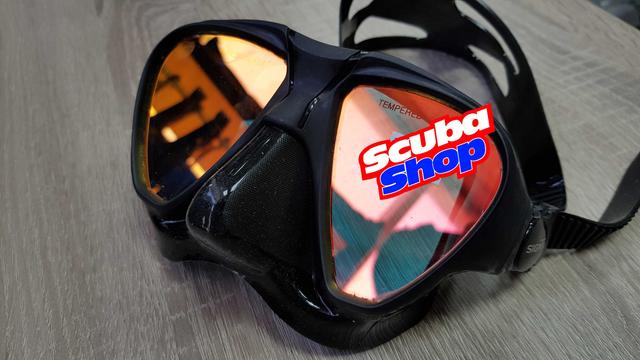 Маска для підводного полювання Marlin Sigma Black з просвітленими склом