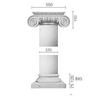 Колонна из гипса, гипсовая колонна ка-85 (1/2)