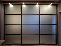Двери раздвижные для шкафа-купе Зеркало-Сатин(Индивидуальный просчет по Вашим размерам)