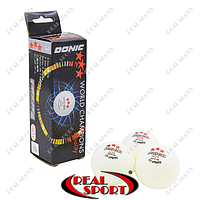 Набір м'ячів для настільного тенісу Donic 550251-003 3star