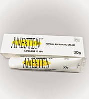 Крем анестетик для кожи Anesten 30гр. (Анестен) Лидокаин 10,56%