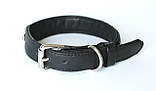 Шкіряний нашийник для собак "Lockdog" з плетінням, фото 5