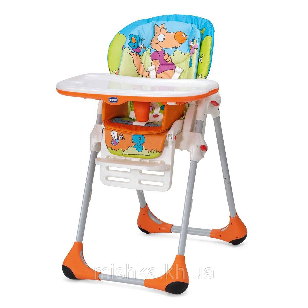 Стільчик для годування Chicco Poly 2 in 1 Wood friends