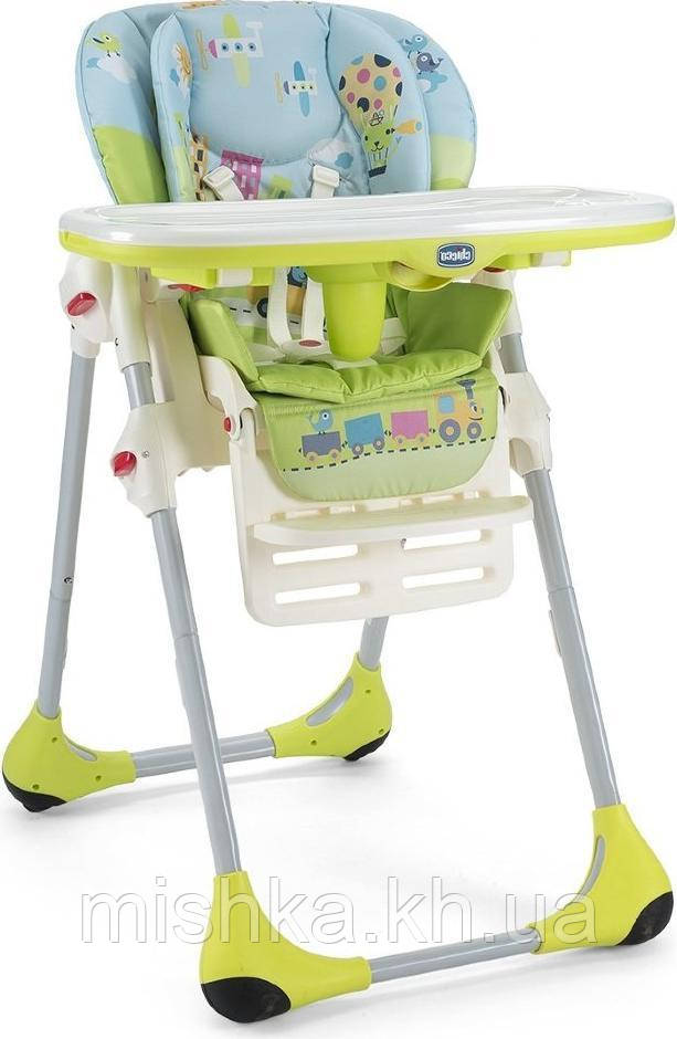Стільчик для годування Chicco Poly 2 in 1 блакитний