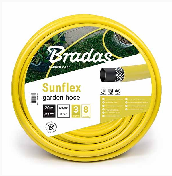 Поливальний шланг SUNFLEX 1/2 - 50м Bradas