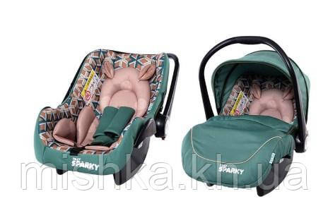 Автокрісло для немовлят з чохлом для ніжок TILLY Sparky T-511 Empire Green