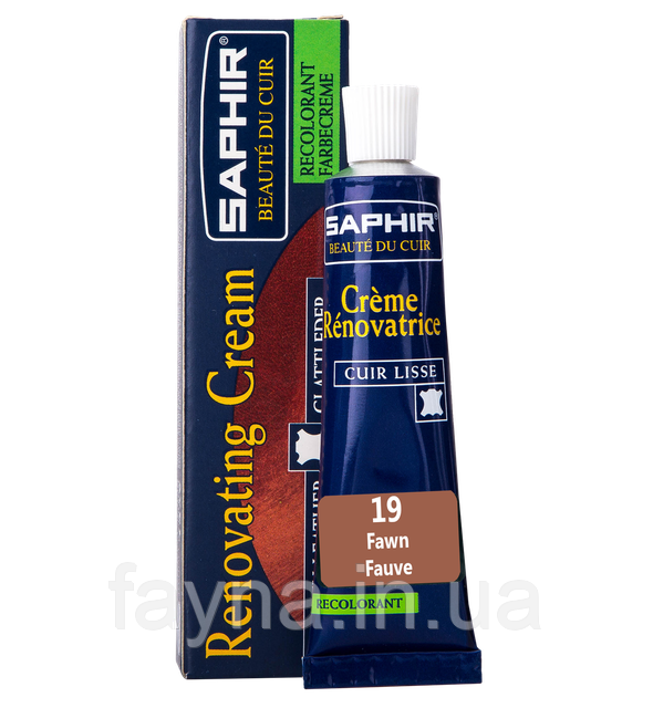 Рідка Шкіра Saphir Creme Renovatrice, 25 мл Рудуватий 19