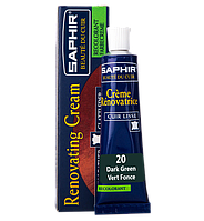 Жидкая Кожа Saphir Creme Renovatrice, 25мл Тёмно-зелёный 20