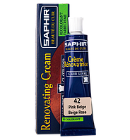 Жидкая Кожа Saphir Creme Renovatrice, 25мл Бежево-розовый 42