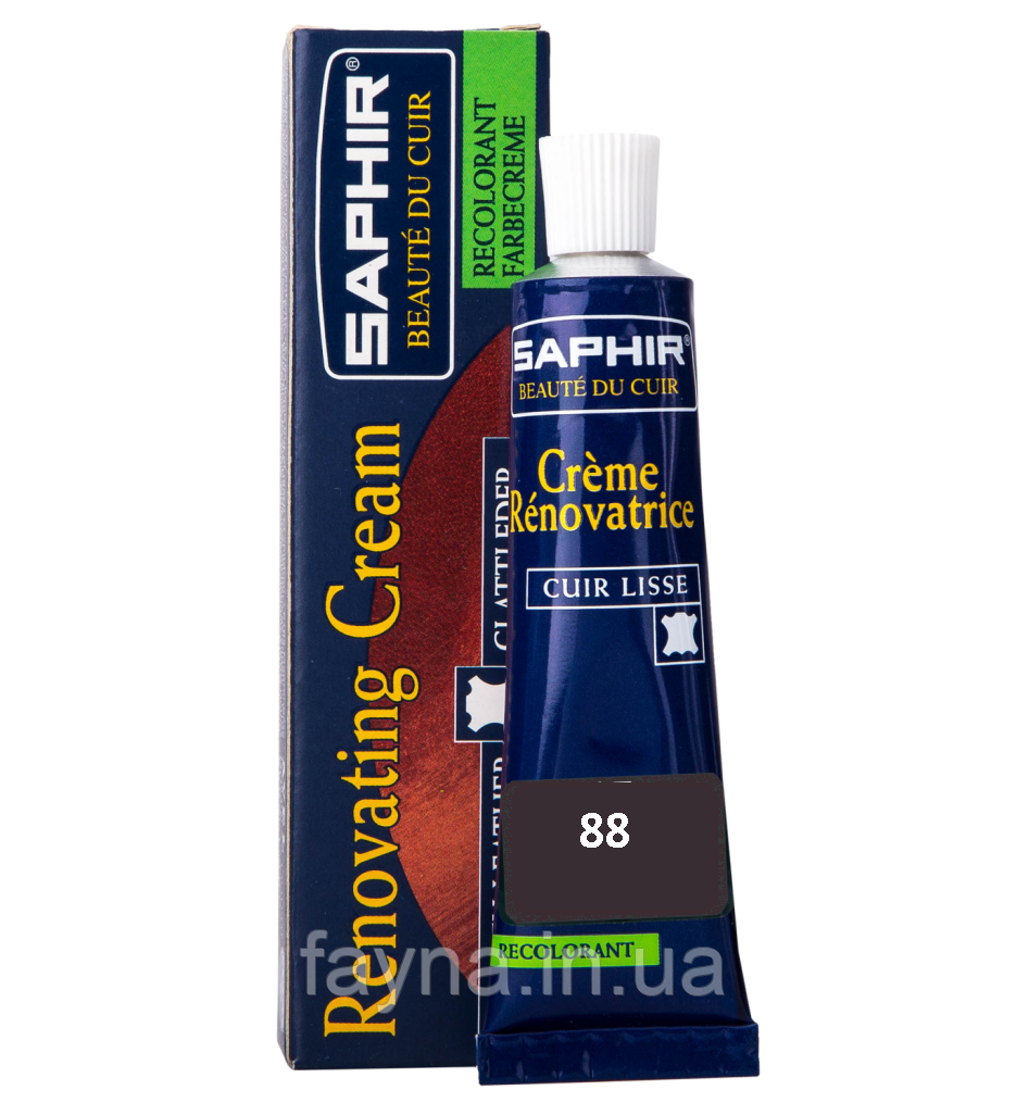 Рідка Шкіра Saphir Creme Renovatrice, 25 мл Сіро-коричневий 88