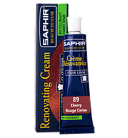 Жидкая Кожа Saphir Creme Renovatrice, 25мл Вишнёвый 89