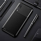 Чохол Carbon Case Huawei P20 Pro Чорний, фото 3