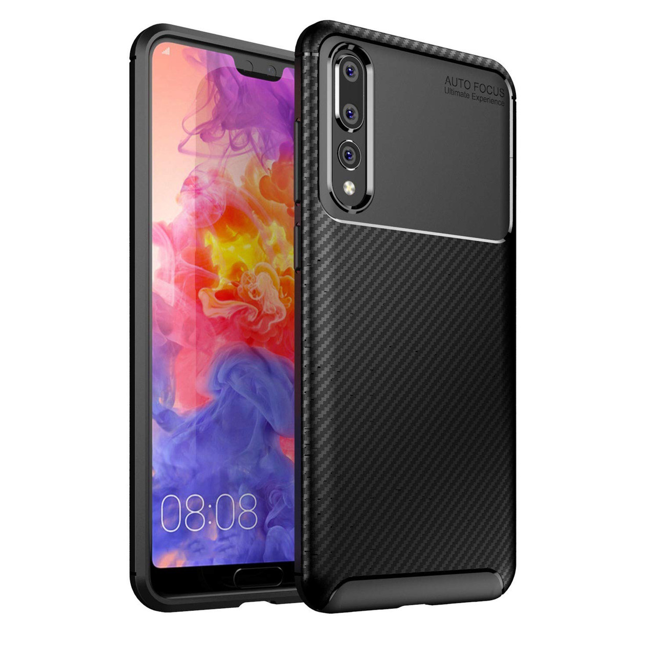 Чохол Carbon Case Huawei P20 Pro Чорний