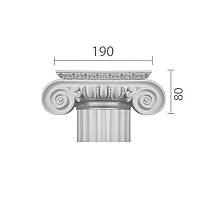 Капитель из гипса, гипсовая капитель кп-37 (1/2)