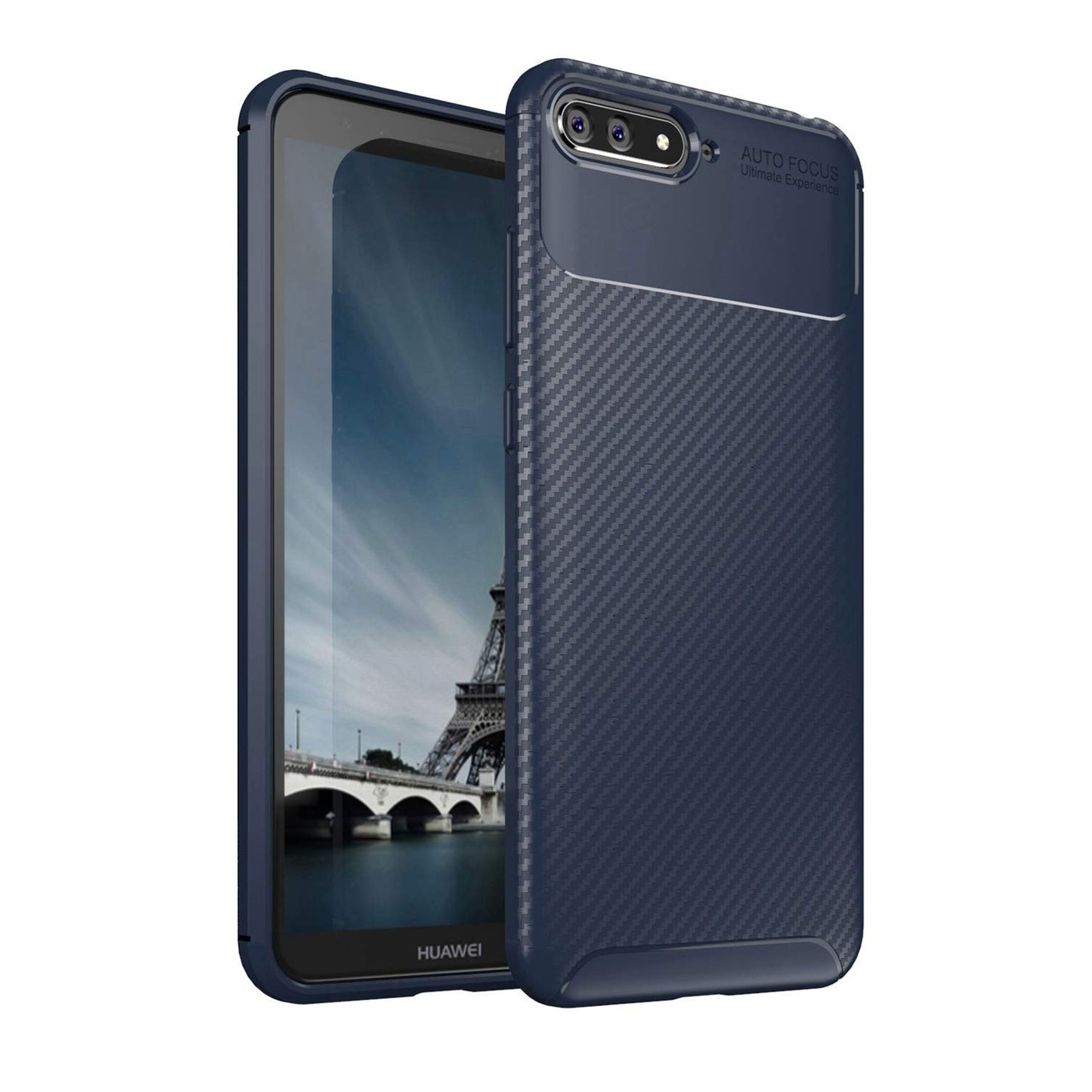 Чохол Carbon Case Huawei Y6 2018 Синій