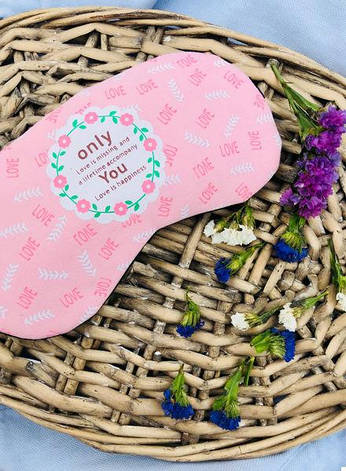 Маска для сну з гелем всередині Only You Love (Рожевий) (123862), фото 1