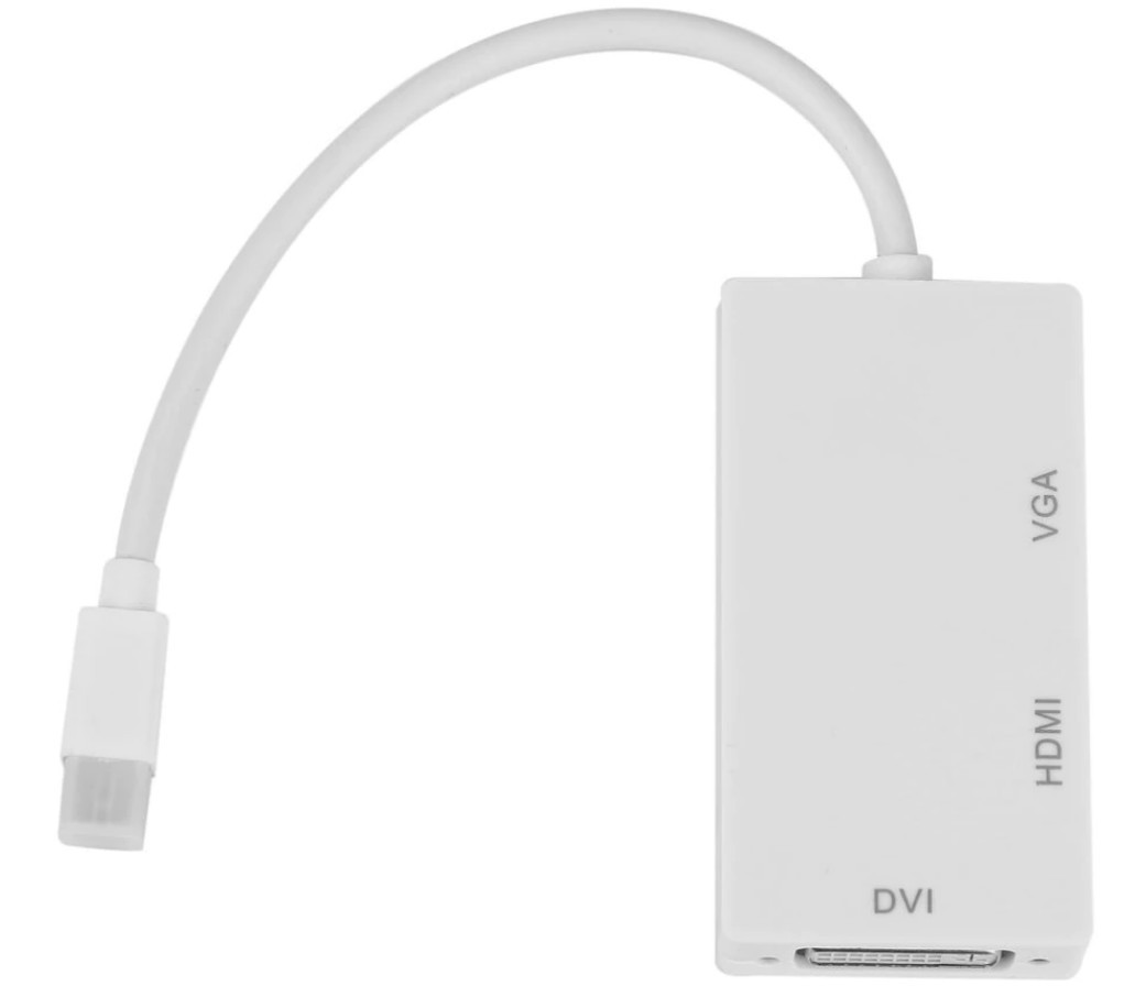 Перехідник з Mini DisplayPort на DVI,VGA,HDMI