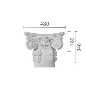 Капітель з гіпсу, гіпсова капітель кп-45 (1/2)