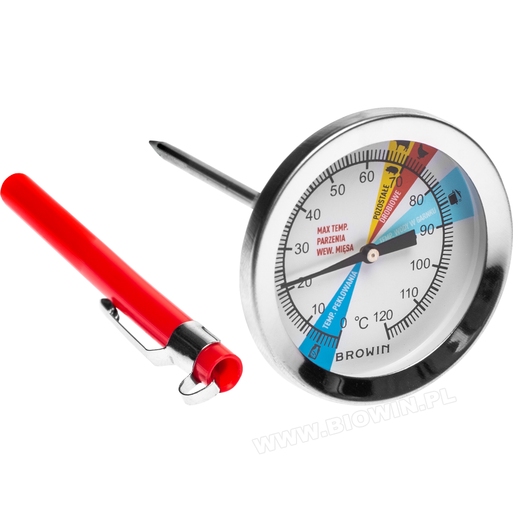 Термометр для шинниці 0,8 кг - циферблат, 0-120 ° С