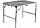 Складаний туристичний стіл + 4 стільці Folding Table 120x60 см, компактний стіл, фото 4